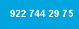 922 744 29 75
